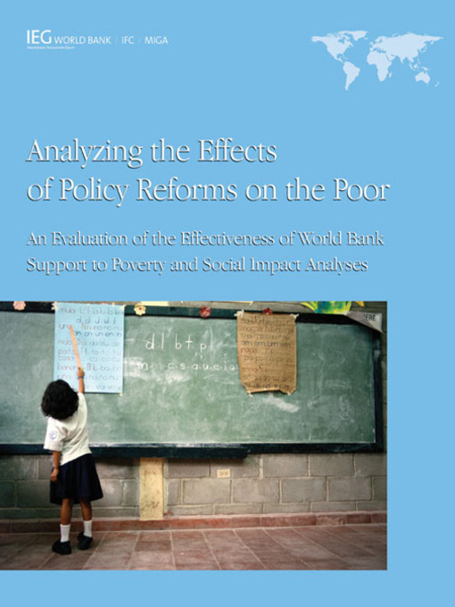 Title details for Analyzing the Effects of Policy Reforms on the Poor by World Bank - Available